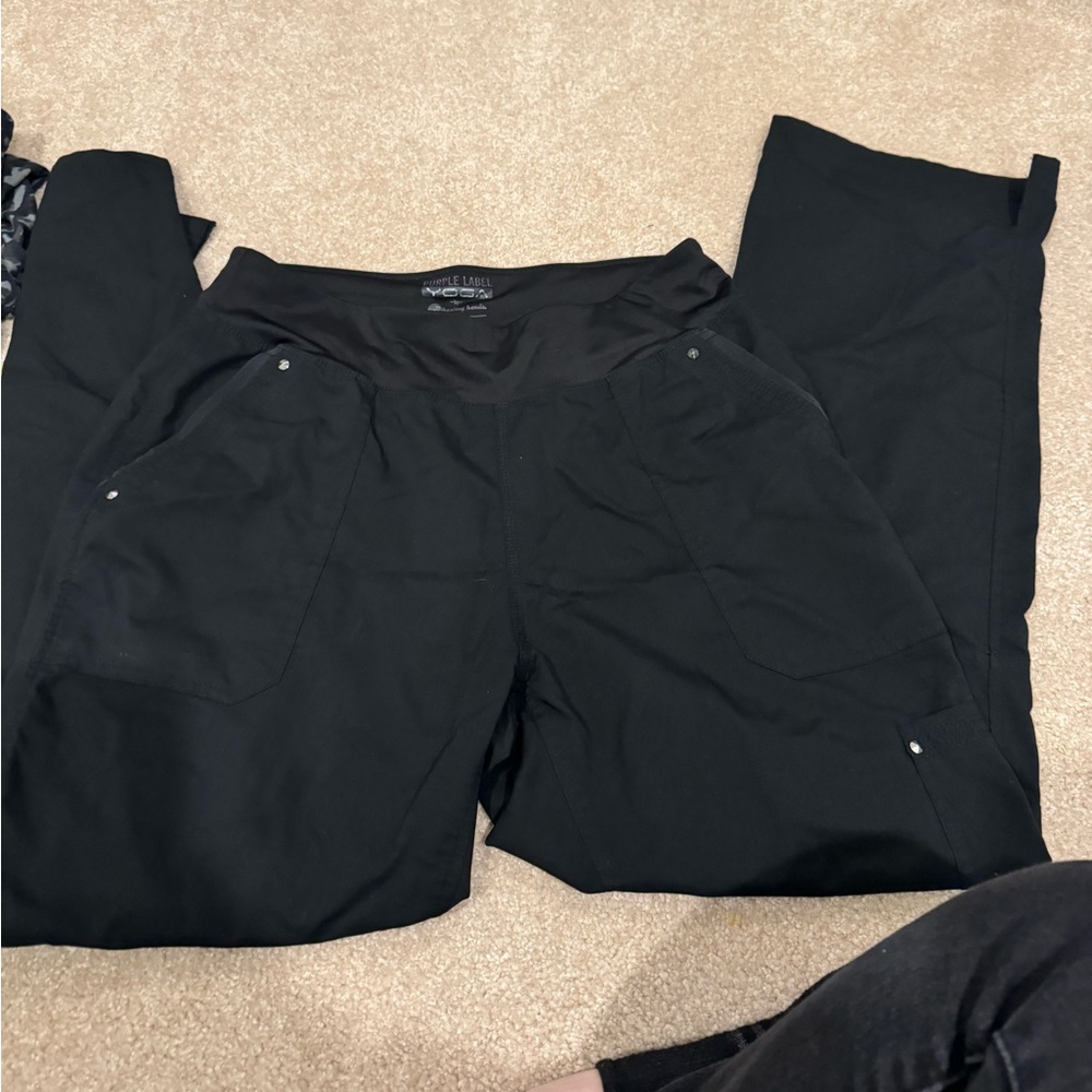 COPY - Healing Hands black scrub pants